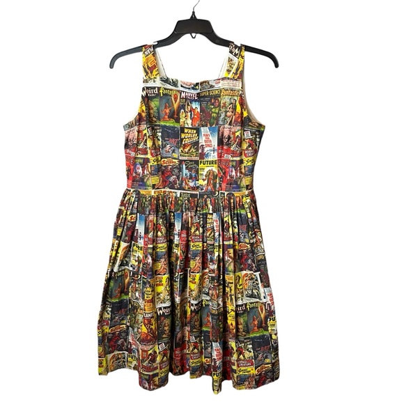 Sarsparilly Marvel Comics Science Fiction Movie Poster Dress 2XL - Picture 1 of 11